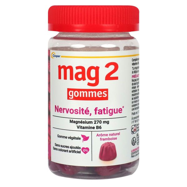 45 gummies Nervosité Fatigue framboise