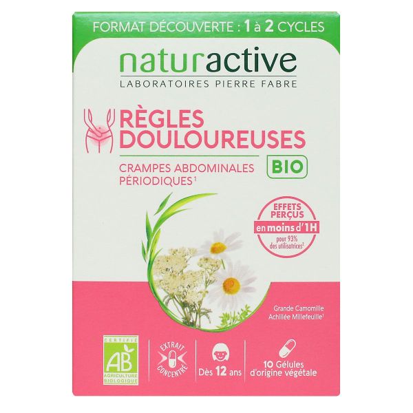 Règles douloureuses bio 10 gélules