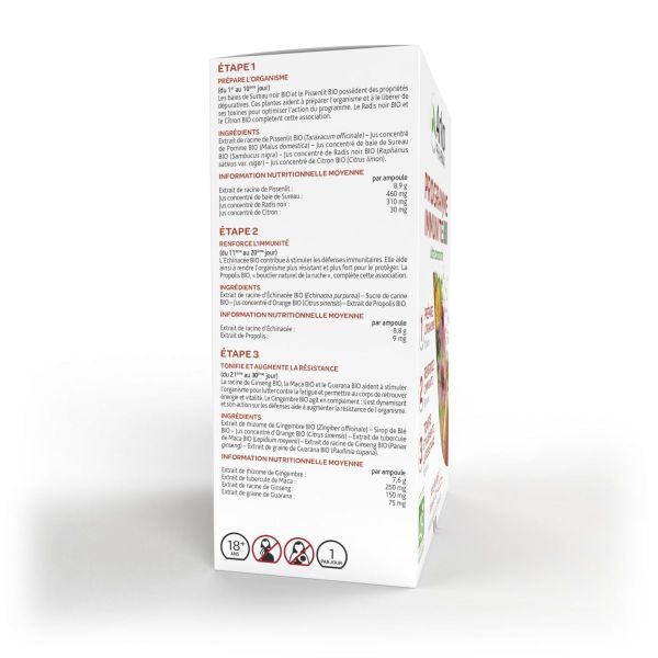 Arkofluides programme immunité bio 30 ampoules