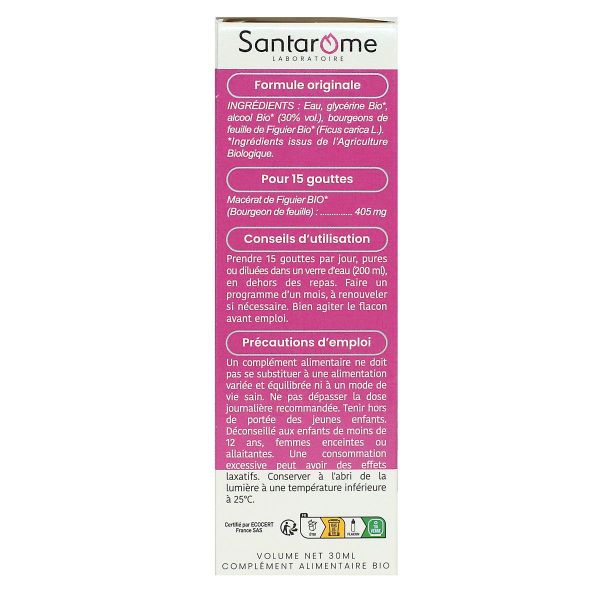 Figuier bio macérat de bourgeons bio et frais 30ml