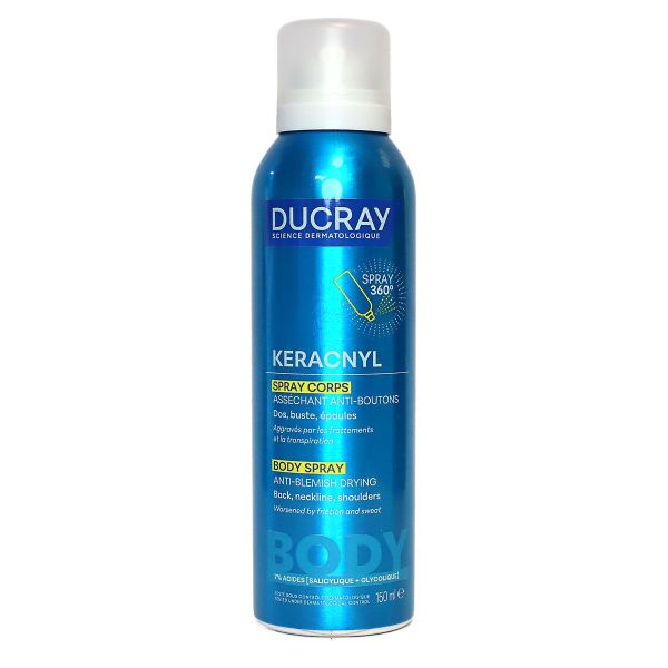 Keracnyl spray corps asséchant anti-boutons 150ml