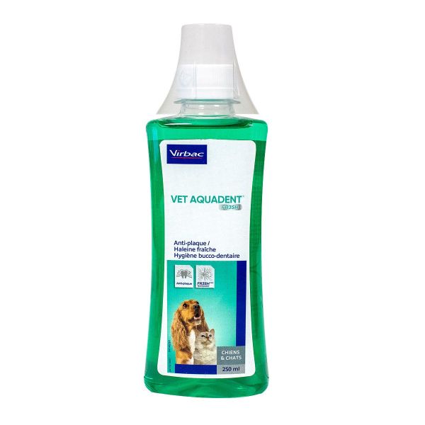 Vet Aquadent anti-plaque chien & chat 250ml