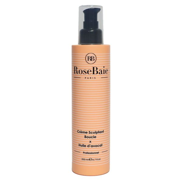 Crème hydratante cheveux bouclés frisés crépus huile d'avocat 200ml