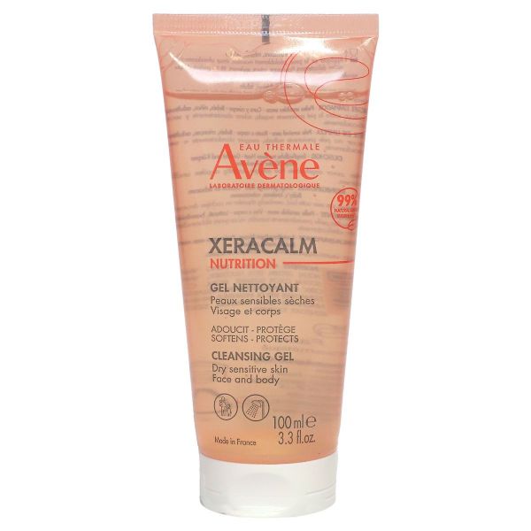 Xeracalm Nutrition gel nettoyant visage et corps peau sensible 100ml