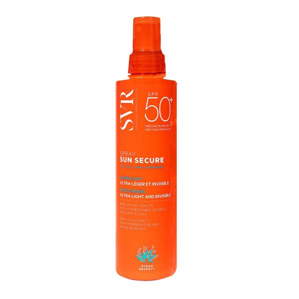 Sun Secure spray hydratant biodégradable SPF50+ 200ml