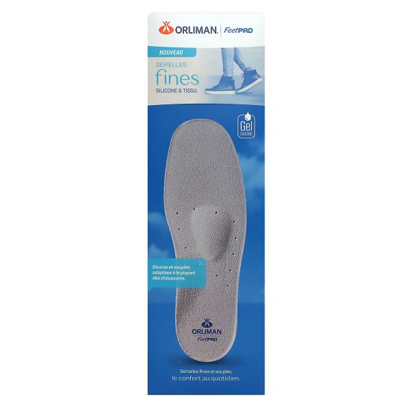 FeetPad semelles fines gel silicone et tissu taille 41/42