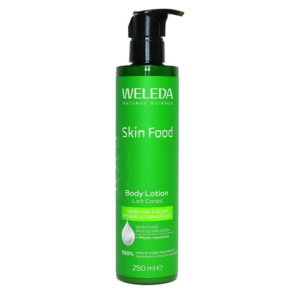 Skin Food lait corps hydratation et éclat peau sèche 250ml