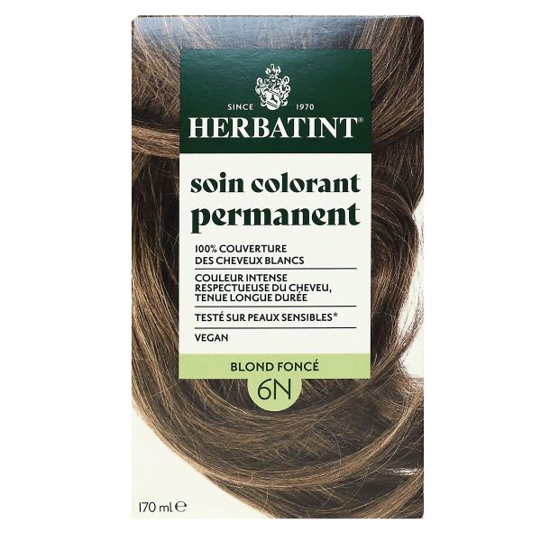 Soin colorant permanent blond foncé 6N