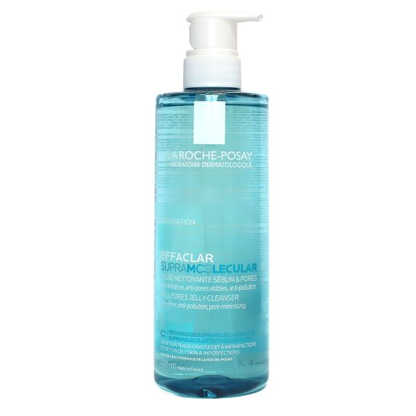 Effaclar Supramolecular gelée nettoyante sebum peau grasse 400ml