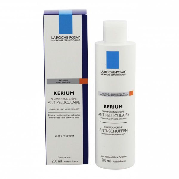 Shampoing Kerium cuir chevelu sec 200ml