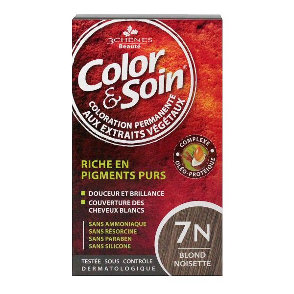 Color & Soin coloration permanente - 7N blond doré