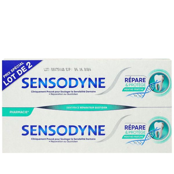 Répare & protège dentifrice 2x75ml