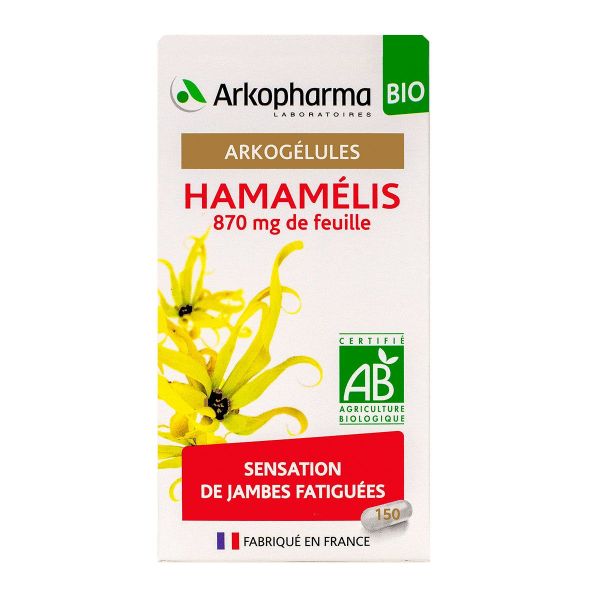 Arkogélules Hamalelis bio 150 gélules