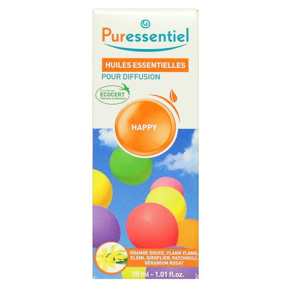 Huiles essentielles pour diffusion Happy 30ml