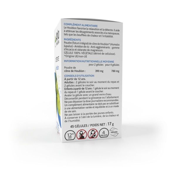 Arkogélules houblon bio détente 45 gélules
