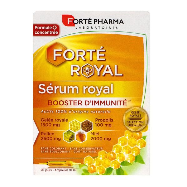 Forté Royal booster d'immunité 20 ampoules