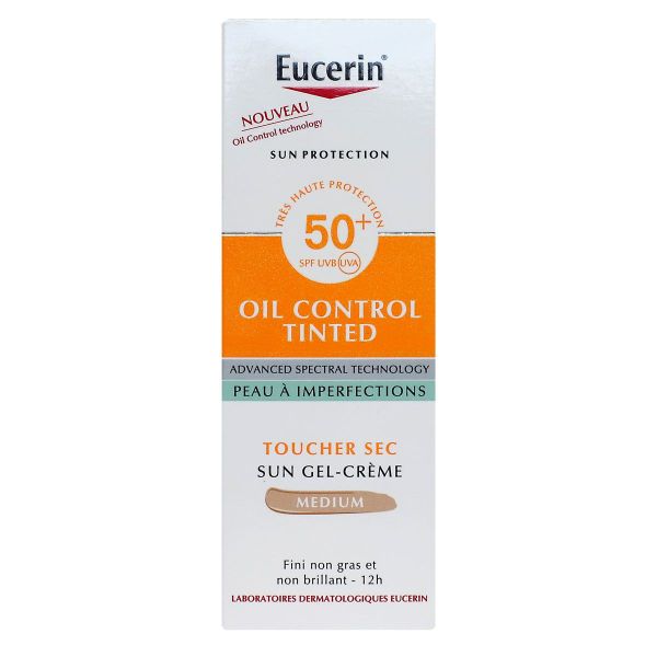 Sun Protection Oil Control gel creme teintée medium SPF50+ 50ml