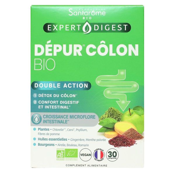 Expert Digest bio Depur colon 30 comprimés
