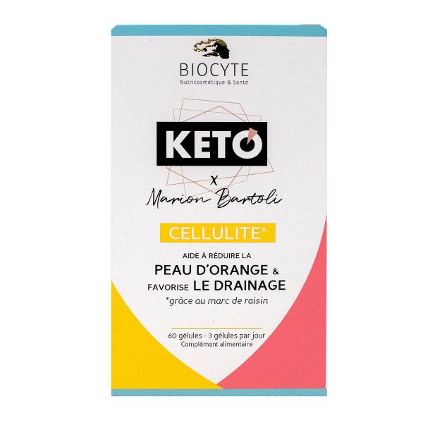 Keto Cellulite Marion Bartoli peau d'orange 60 gélules