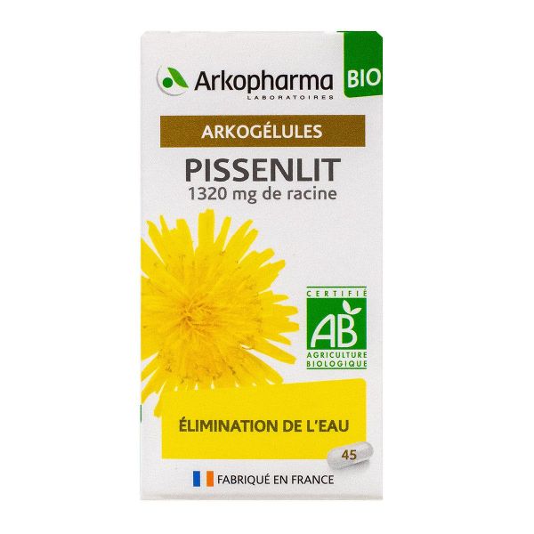 Arkogélules pissenlit bio 1320mg racine 45 gélules