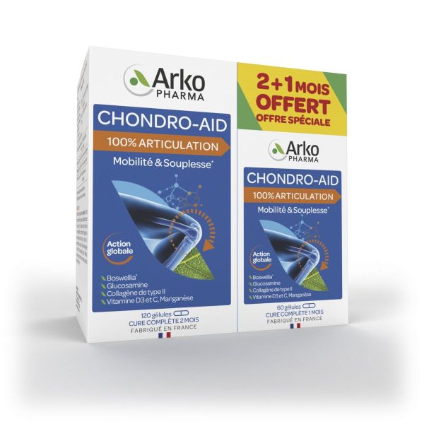 Chrondo Aid 100% articulations 180 gélules