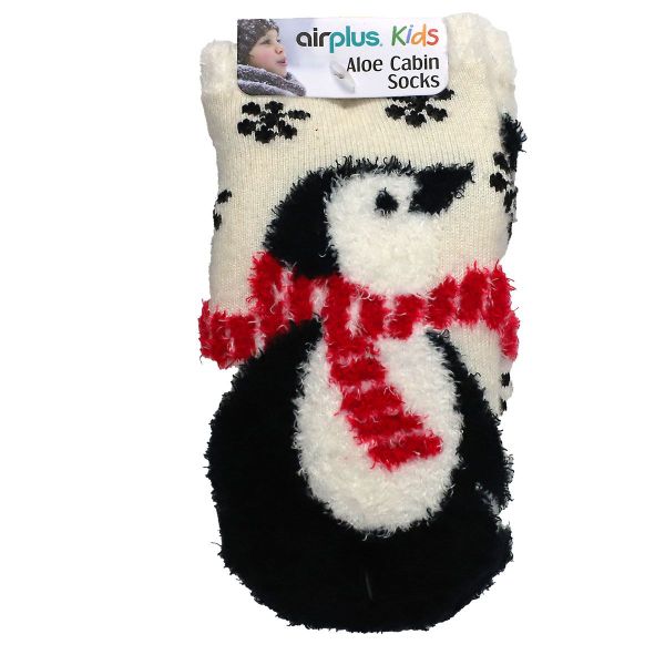 Aloe Cabin Kids chaussettes hydratantes Pingouin 26-31