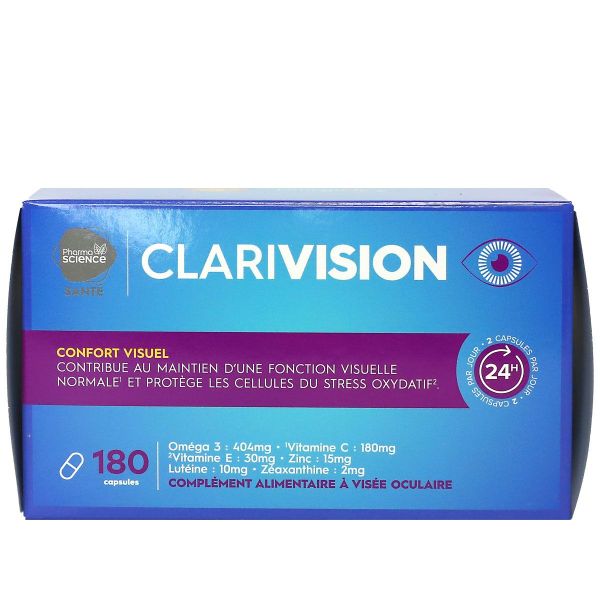 Clarivision confort visuel 180 capsules