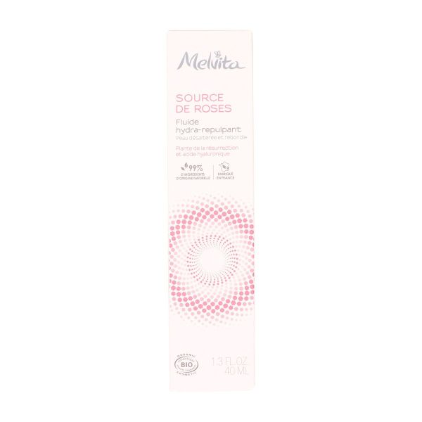 Source de roses fluide hydra repulpant bio 40ml