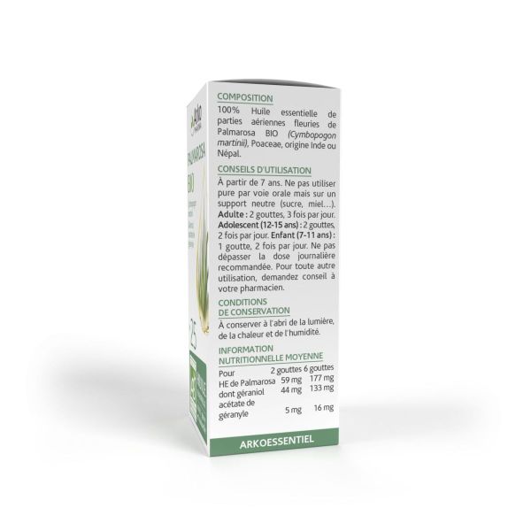 Huile essentielle n°25 palmarosa 5ml