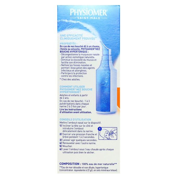Hygiène nez bouché 135ml