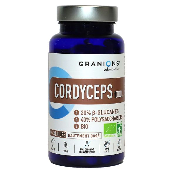 Cordyceps 1000mg 90 gélules