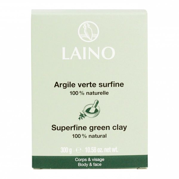 Argile surfine verte 100% naturelle 300g