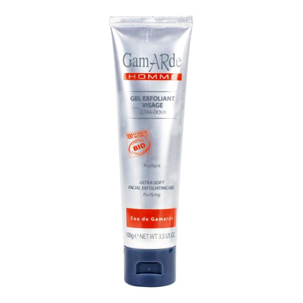Homme gel exfoliant visage ultra-doux bio 100g