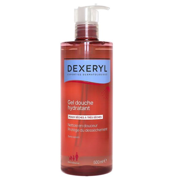 Gel douche hydratant peau sèche à très sèche 500ml
