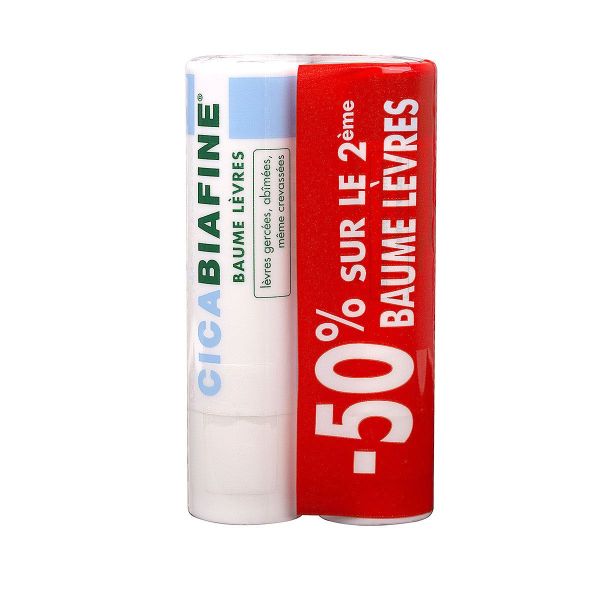 Baume lèvres gercées & abîmées 2x4,9g