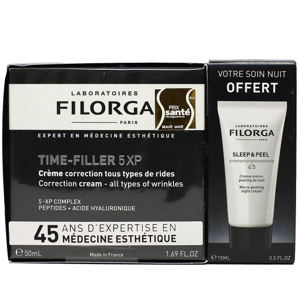 Duo Time-Filler 5XP crème + Sleep Feel crème offerte