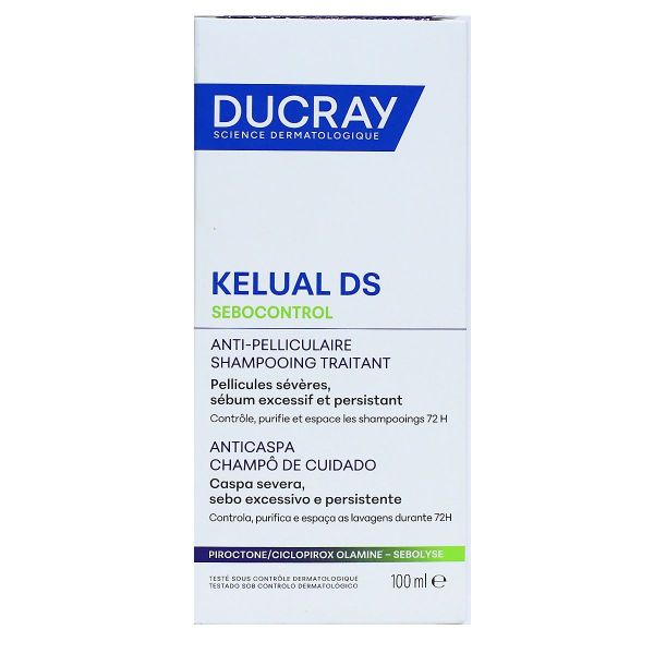 Kelual DS shampoing traitant anti-pelliculaire 100ml