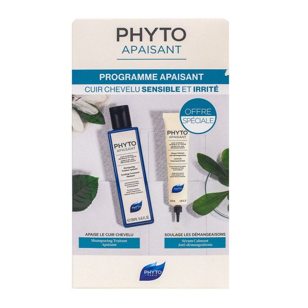 Phyto Apaisant kit shampoing 250ml + serum 50ml