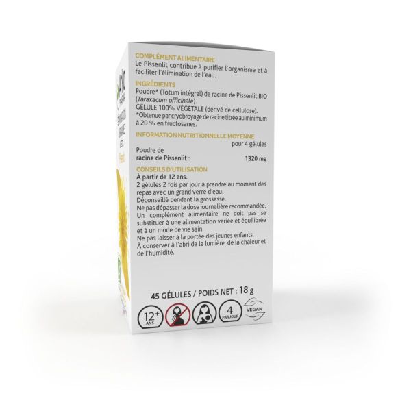 Arkogélules pissenlit bio 1320mg racine 45 gélules