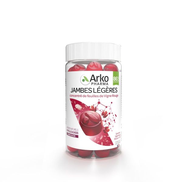 Jambes légères vigne rouge 60 gummies