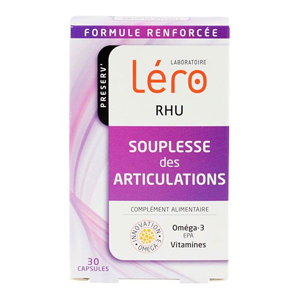 Capsules RHU souplesse des articulations