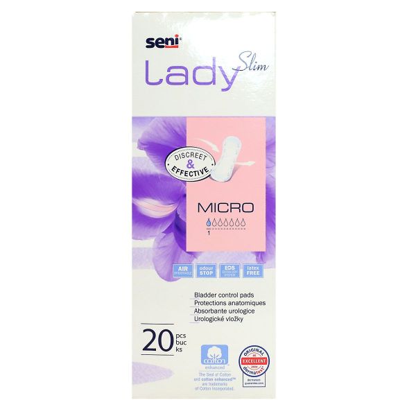 Lady Slim 20 protections anatomiques discrètes et efficaces niveau 1