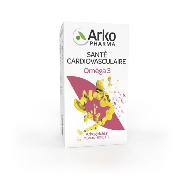 Arkogélules oméga 3 60 capsules