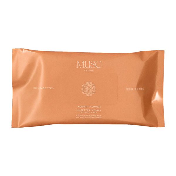 Amber Flower 30 lingettes intimes