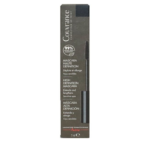 Couvrance mascara haute définition noir yeux sensibles 7ml