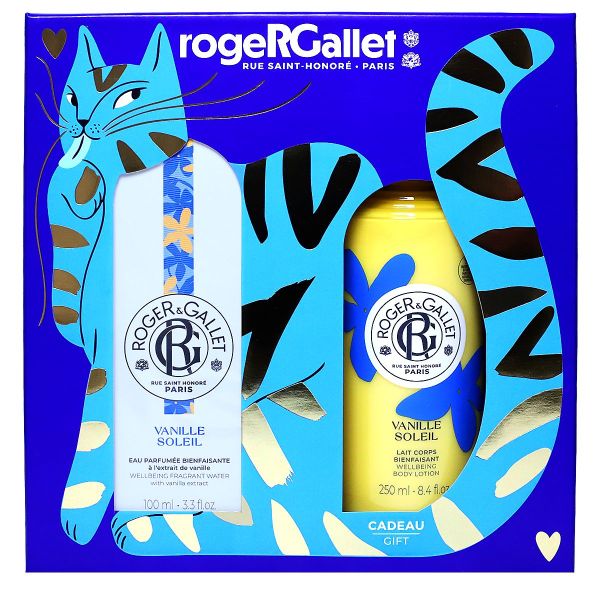 Coffret Vanille Soleil eau parfumée bienfaisante 100ml + lait corps bienfaisant 250ml