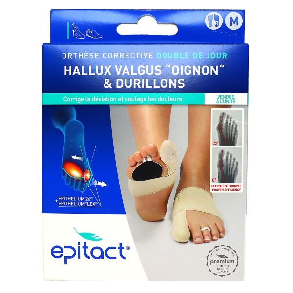 1 orthese corrective Hallux Valgus double pied droit taille Medium