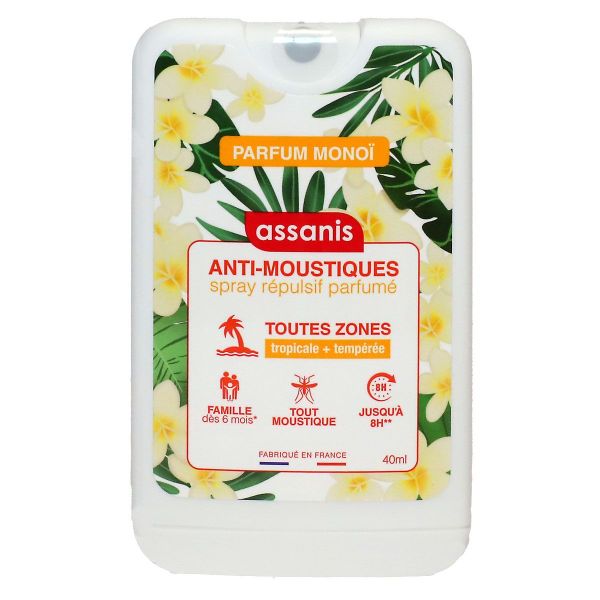 Spray répulsif anti-moustiques Monoï 40ml