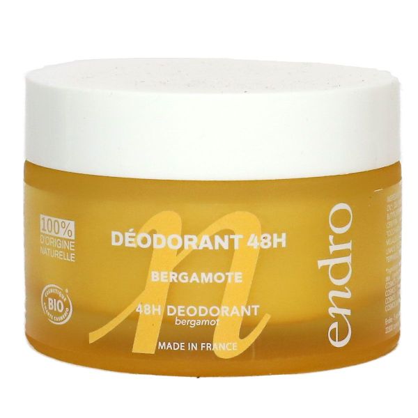 Déodorant 48h bio bergamote 50g