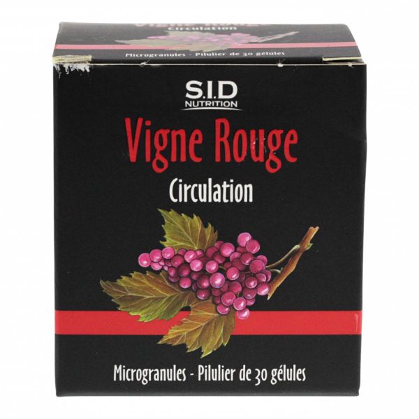 Circulation vigne rouge